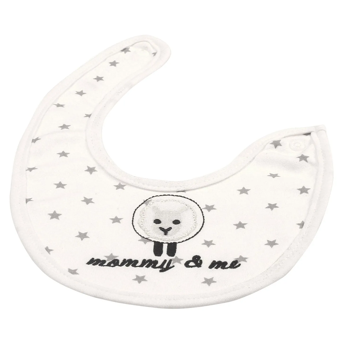 Lion And Panda Baby Black And White 3 Pk Bibs