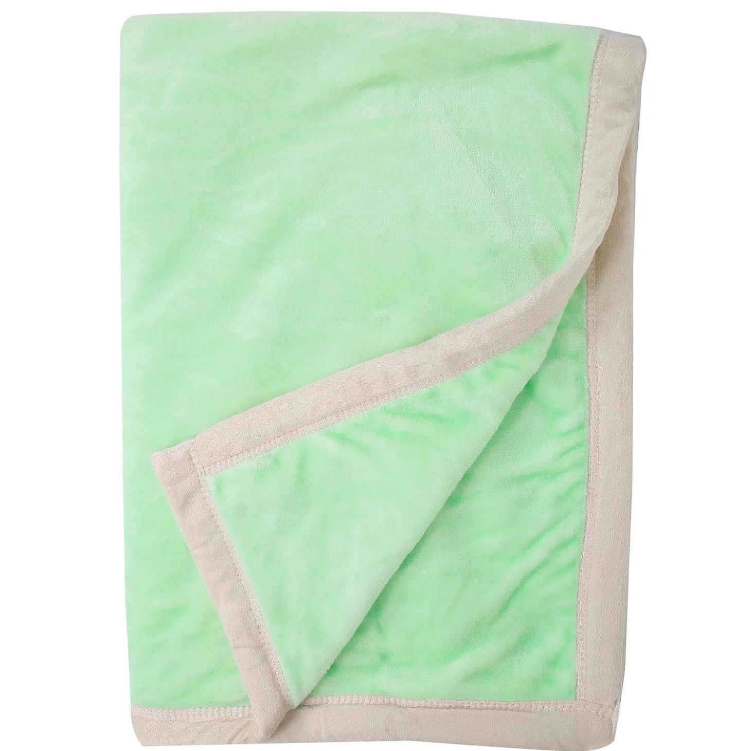 Little Birdy Fashion Tips Mint Green Two-Ply Blanket