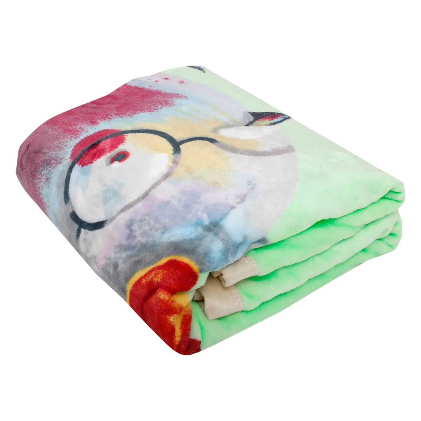 Little Birdy Fashion Tips Mint Green Two-Ply Blanket