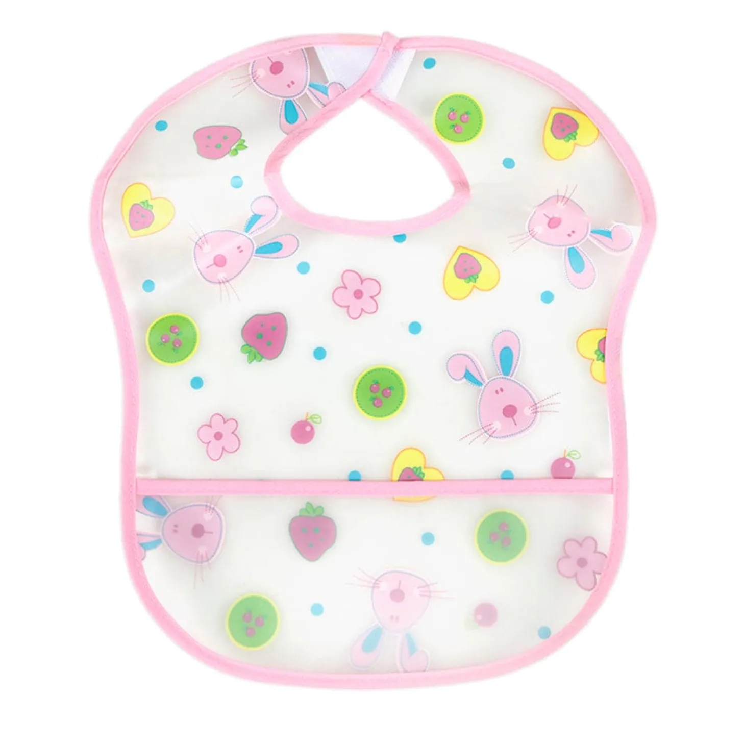 Little Bunny Peach 2 Pk Bibs