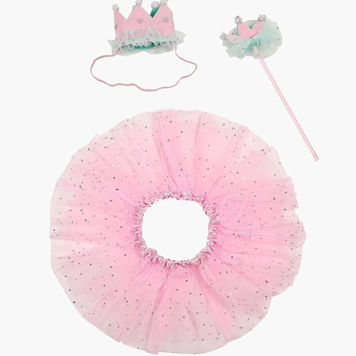 Magical Fairy Pink Tutu Skirt And Accessory Set