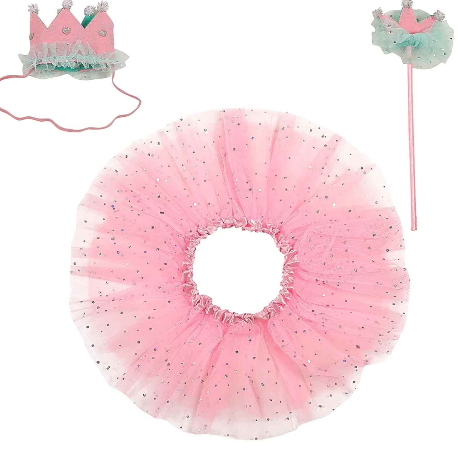 Magical Fairy Pink Tutu Skirt And Accessory Set