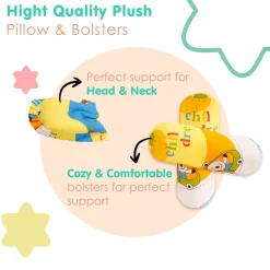Mattress Set With Neck Pillow and Bolsters Cruising In My Car Multicolour