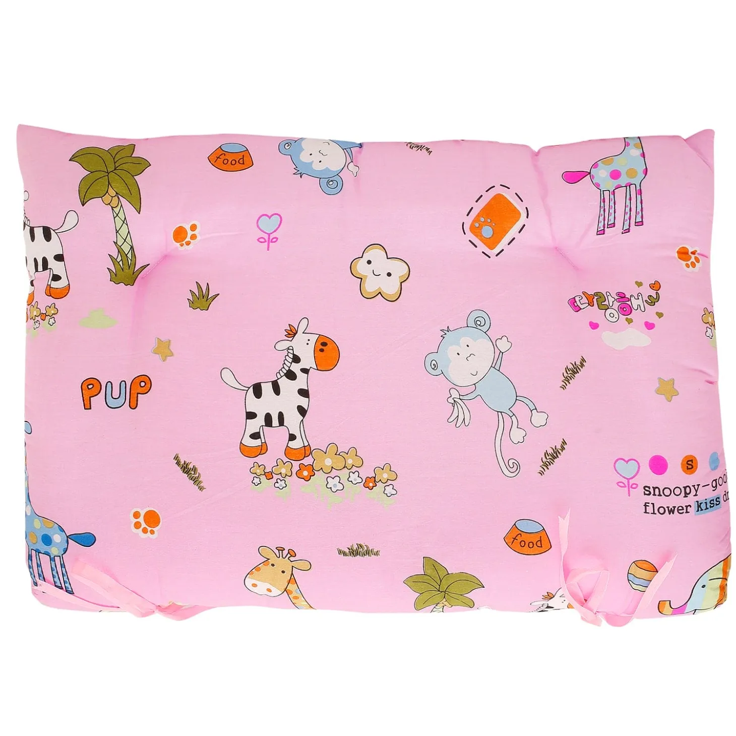 Mattress Set With Neck Pillow and Bolsters Savanna Ooh Na Na Pink