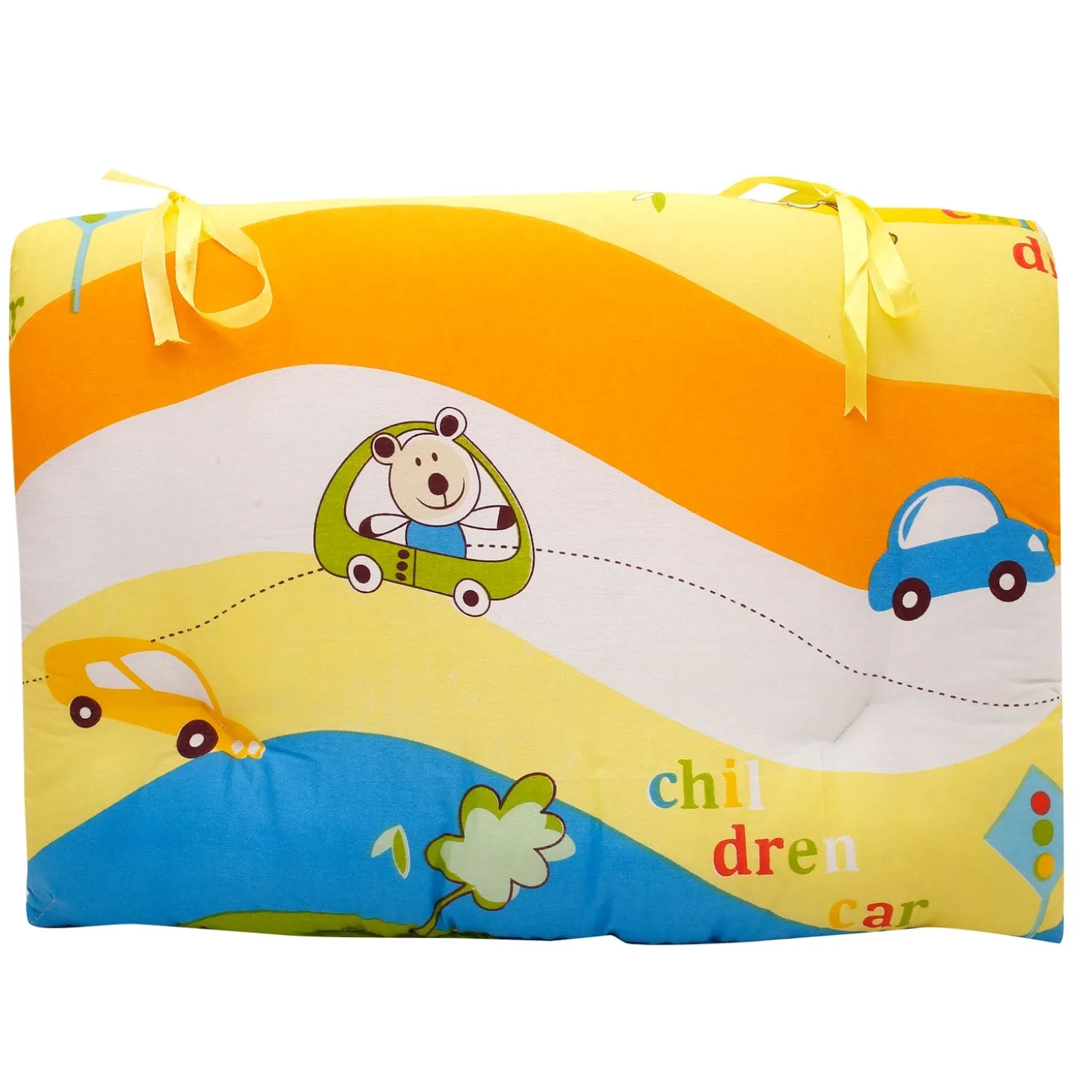 Mattress Set With Neck Pillow and Bolsters Cruising In My Car Multicolour