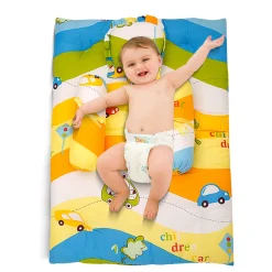 Mattress Set With Neck Pillow and Bolsters Cruising In My Car Multicolour