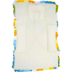 Mattress With Fixed Neck Pillow And Bolsters Cruising In My Car Multicolour