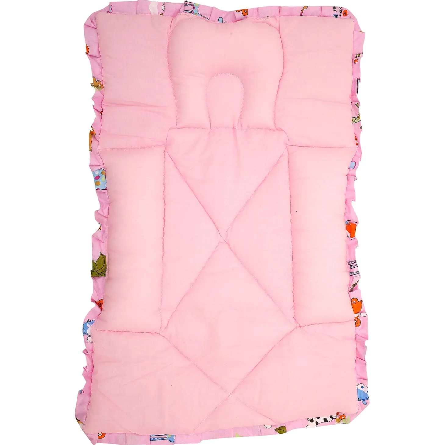 Mattress With Fixed Neck Pillow And Bolsters Savanna Ooh Na Na Pink