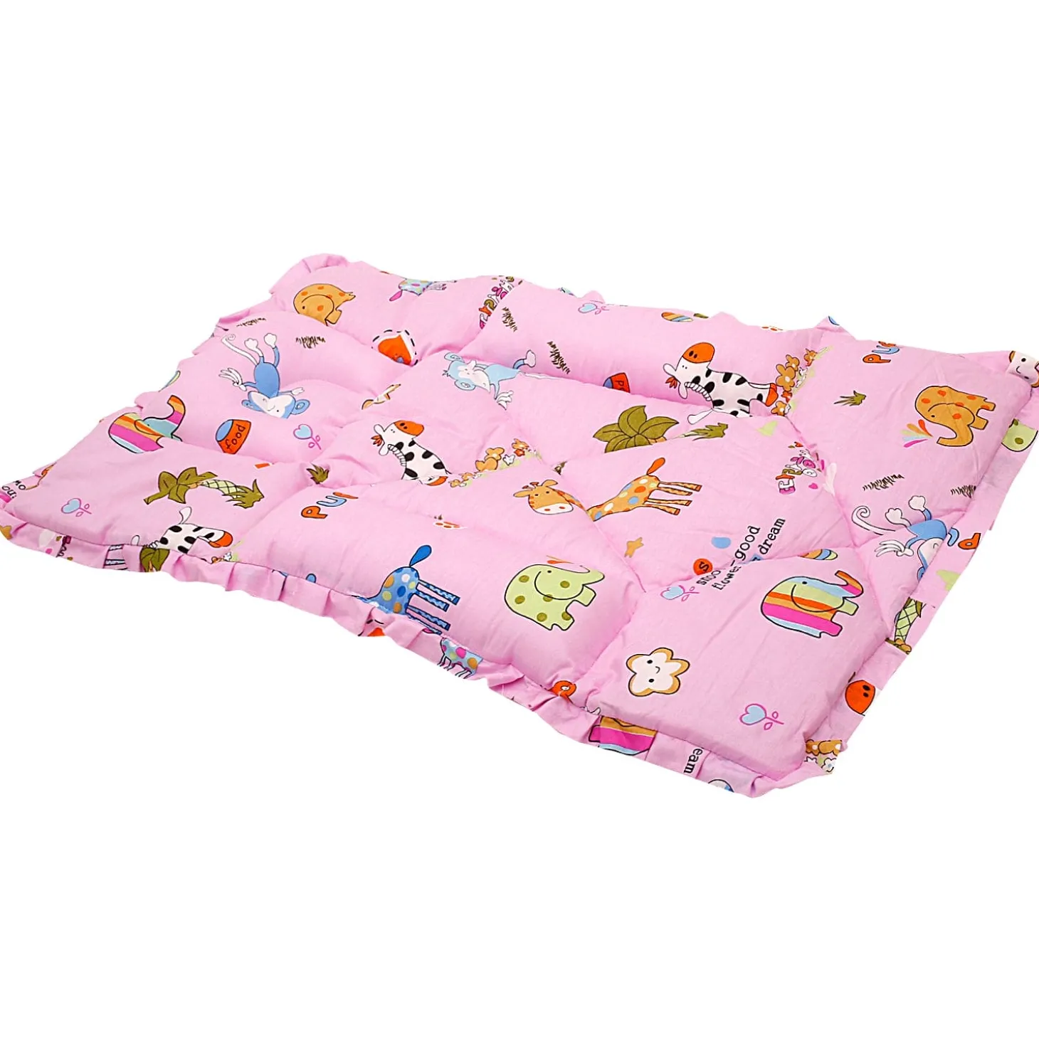 Mattress With Fixed Neck Pillow And Bolsters Savanna Ooh Na Na Pink