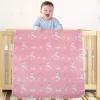 Mermaid Peach Embossed Baby XL Muslin Blanket