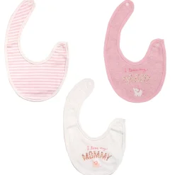 Mommy And Daddy's Princess Pink 3 Pk Bibs