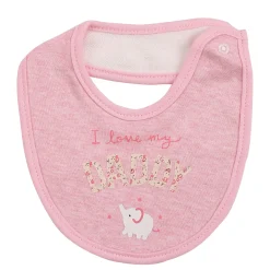 Mommy And Daddy's Princess Pink 3 Pk Bibs