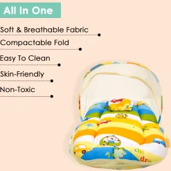 Mosquito Net Tent Mattress Set With Neck Pillow Cruising In My Car Multicolour