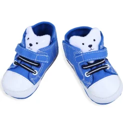 My Buddy Bear Cute And Stylish Comfy Velcro Booties - Blue