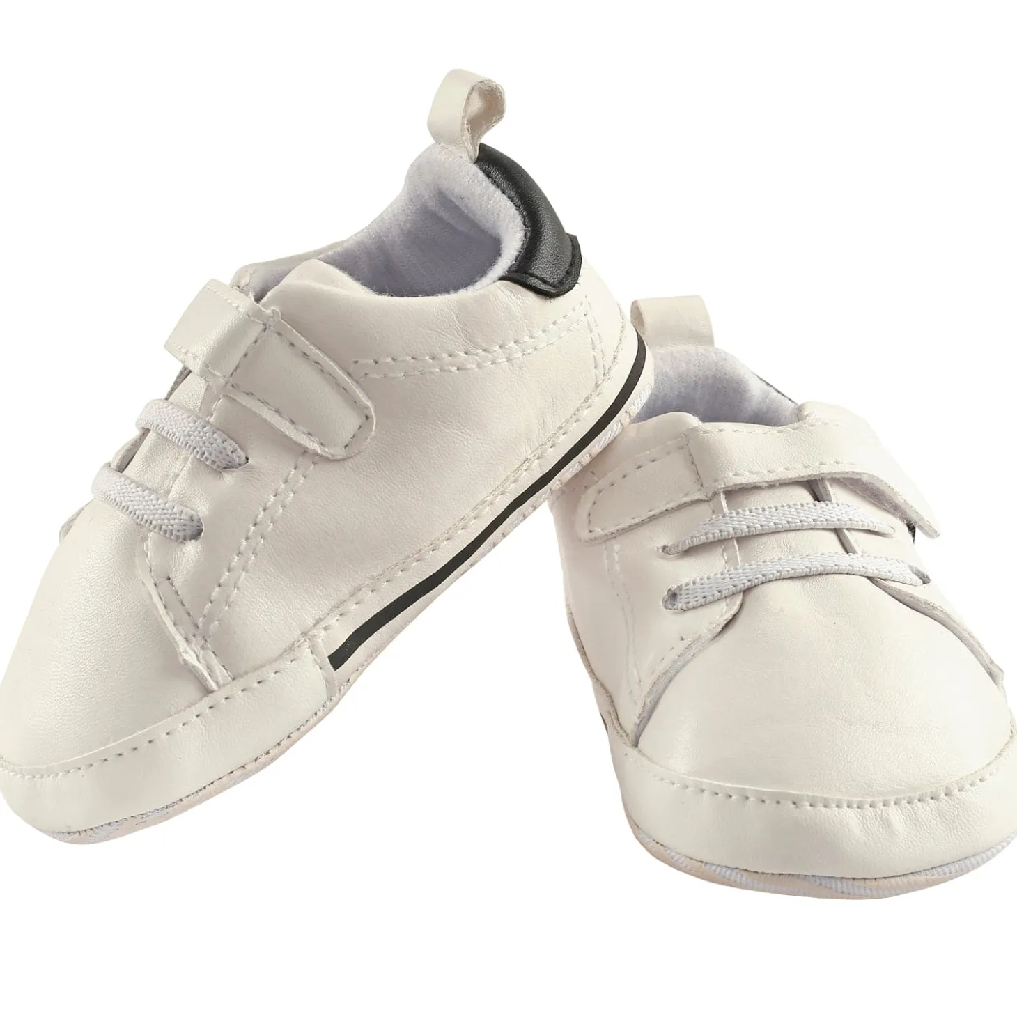 My Star White And Black Casual Booties