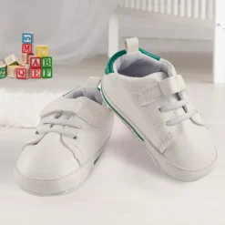 My Star White And Green Casual Booties