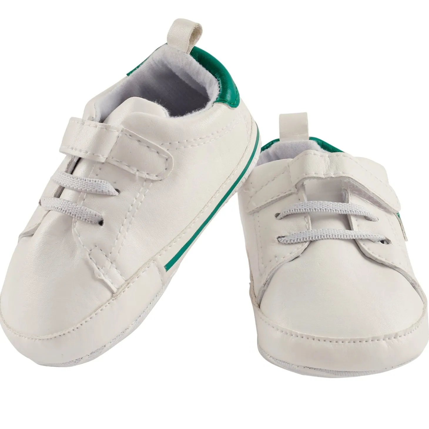 My Star White And Green Casual Booties