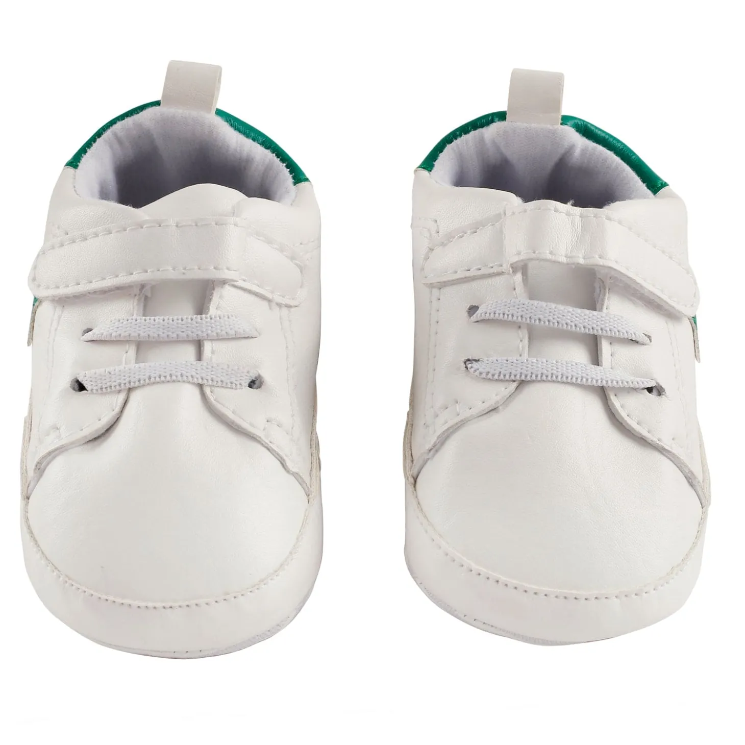 My Star White And Green Casual Booties