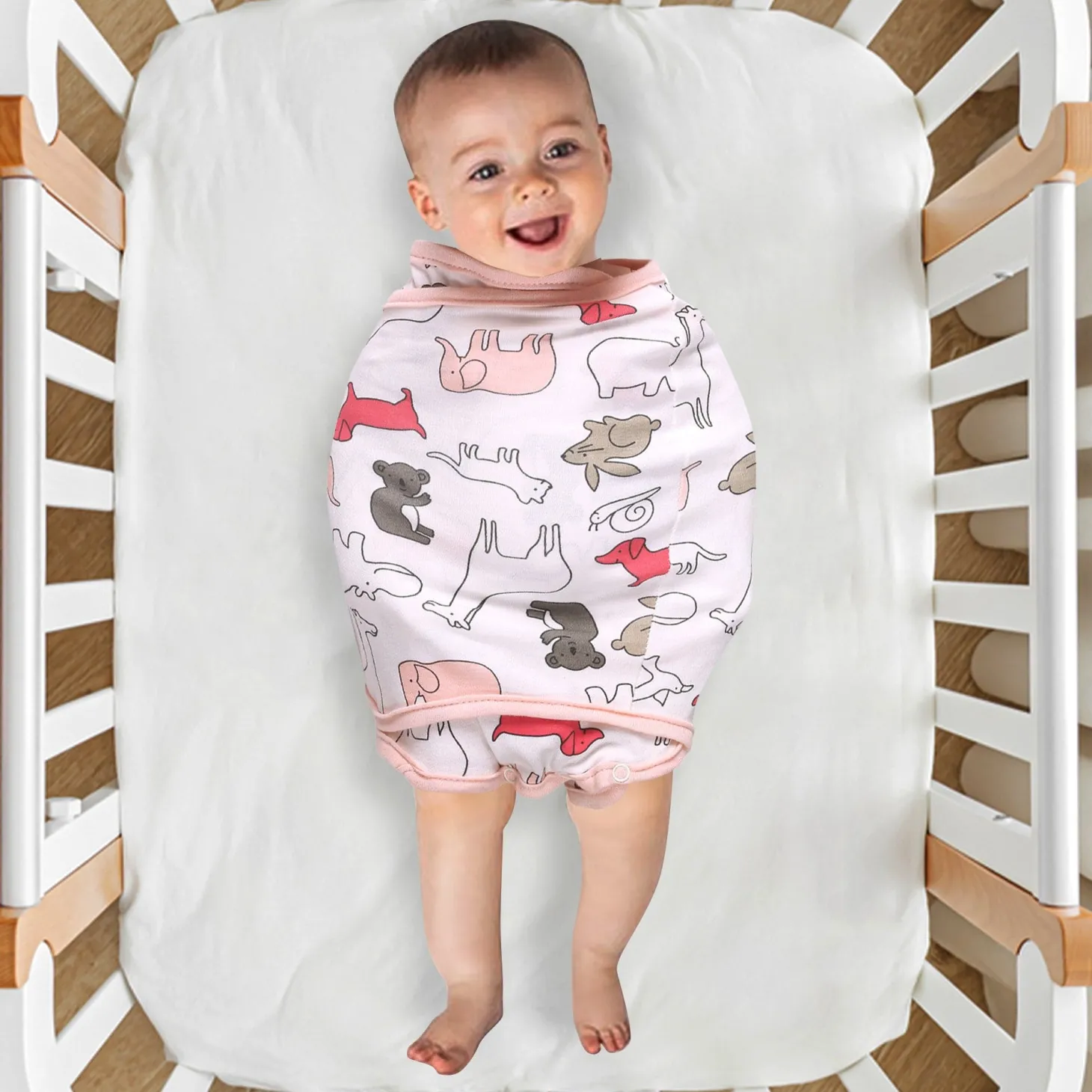 Nature Lover Pink Ready Swaddle