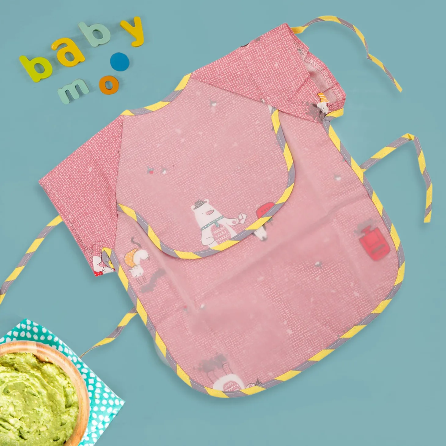 Nature Lover Pink Wear Me Bib