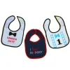 No. 1 Star Blue 3 Pk Bibs