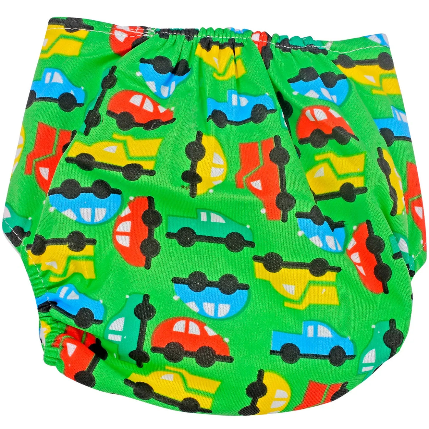 On-The-Go Orange And Green Reusable Diaper