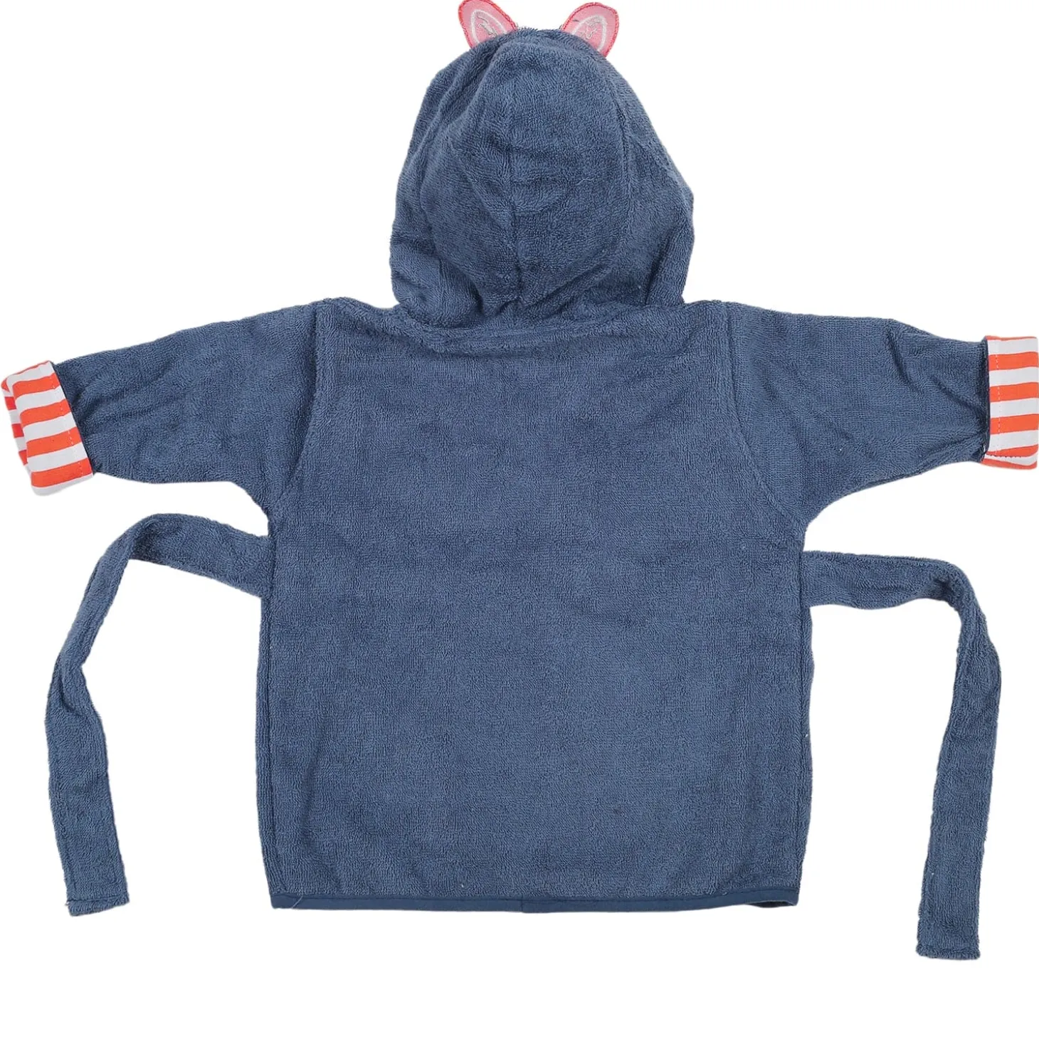 Orange Stripe Blue Star Bathrobe
