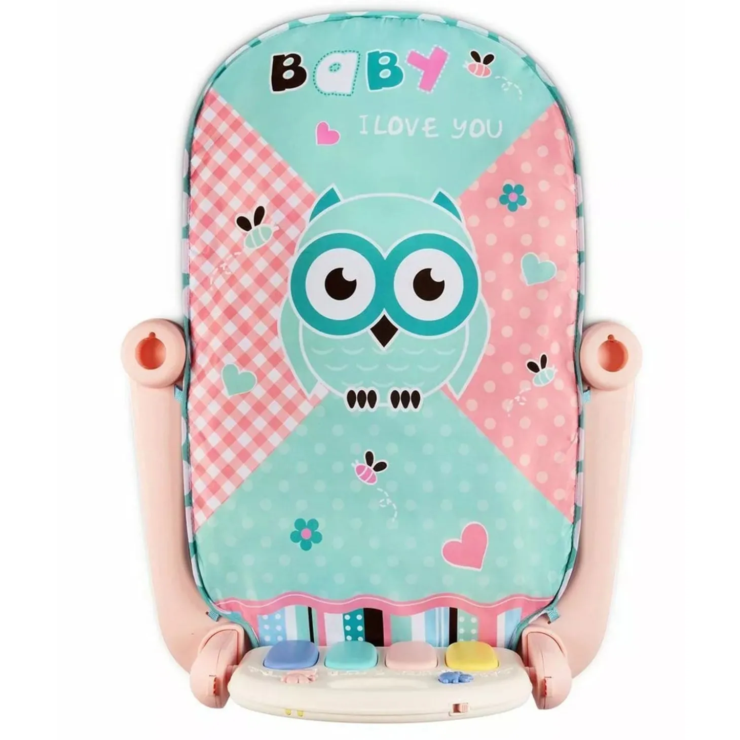Owl Blue Piano Activity Gym