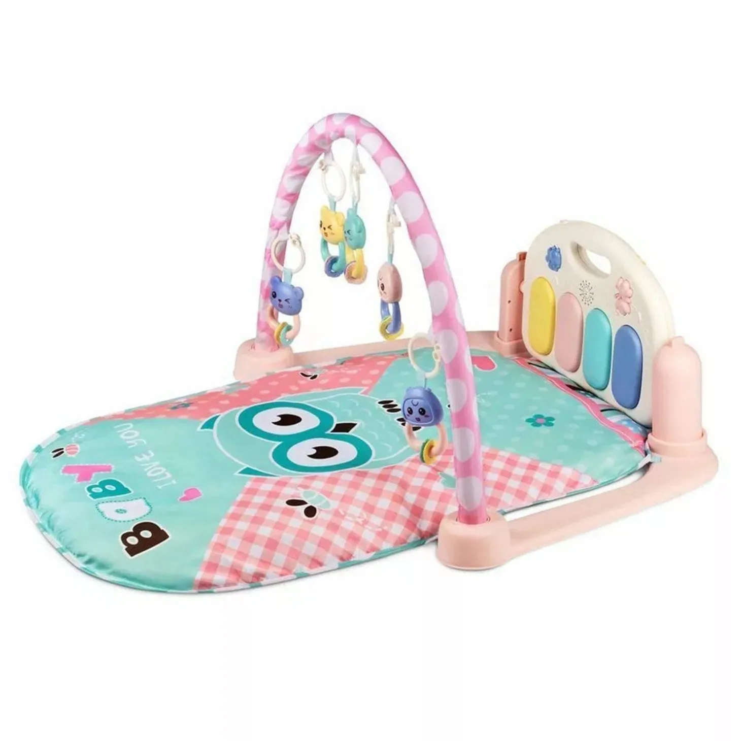 Owl Blue Piano Activity Gym