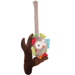 Owl Grey Hanging Pulling Toy
