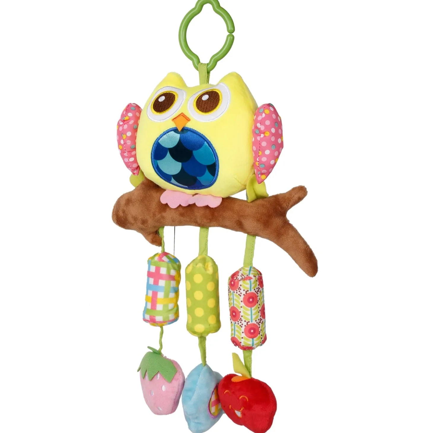 Owl Yellow Musical Hanging Training Toy