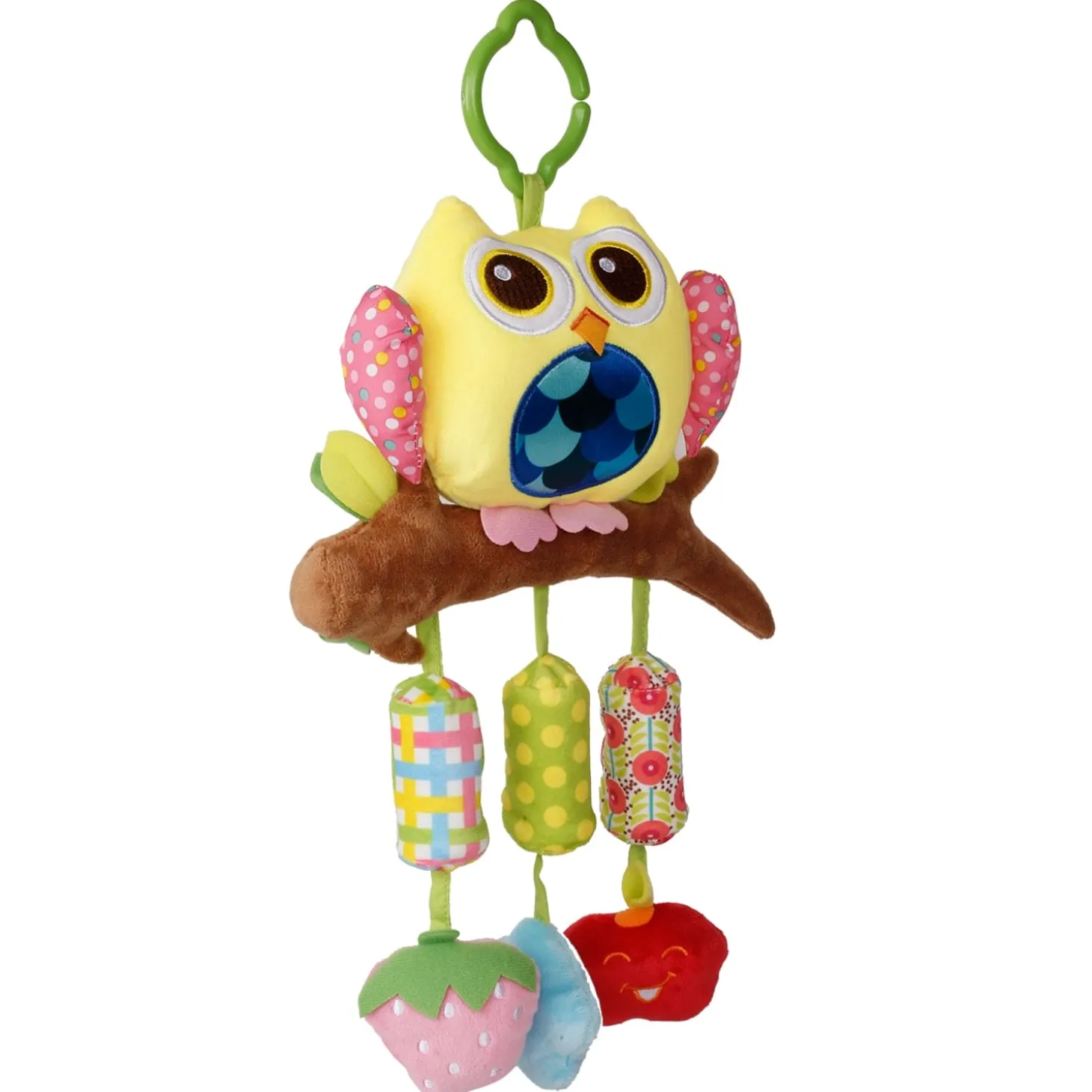 Owl Yellow Musical Hanging Training Toy