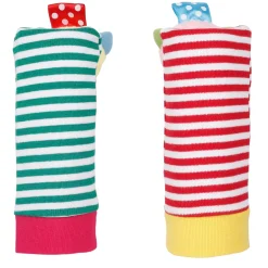 Owls In Love Multicolour Set of 2 Socks Rattle
