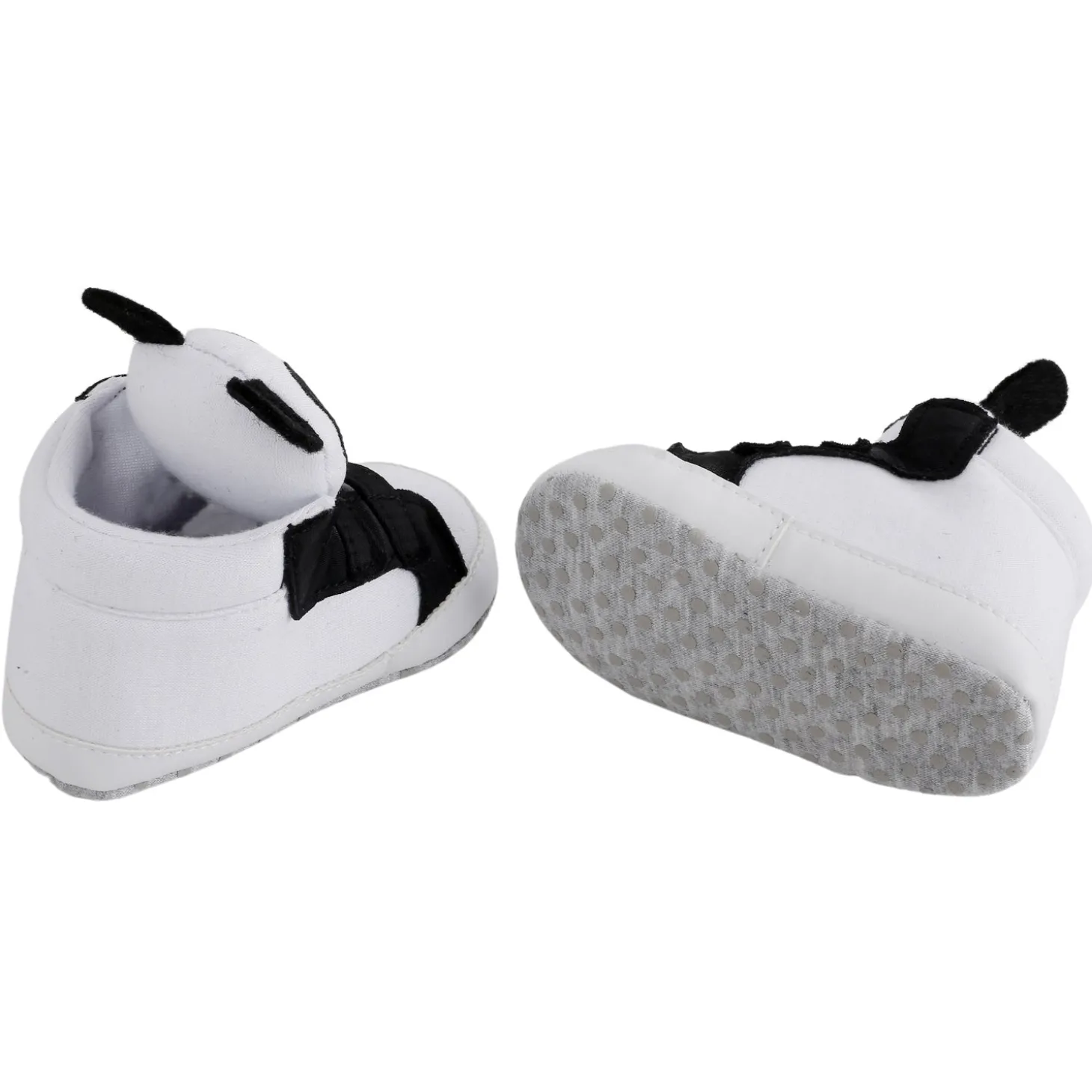 Panda Black Velcro Booties