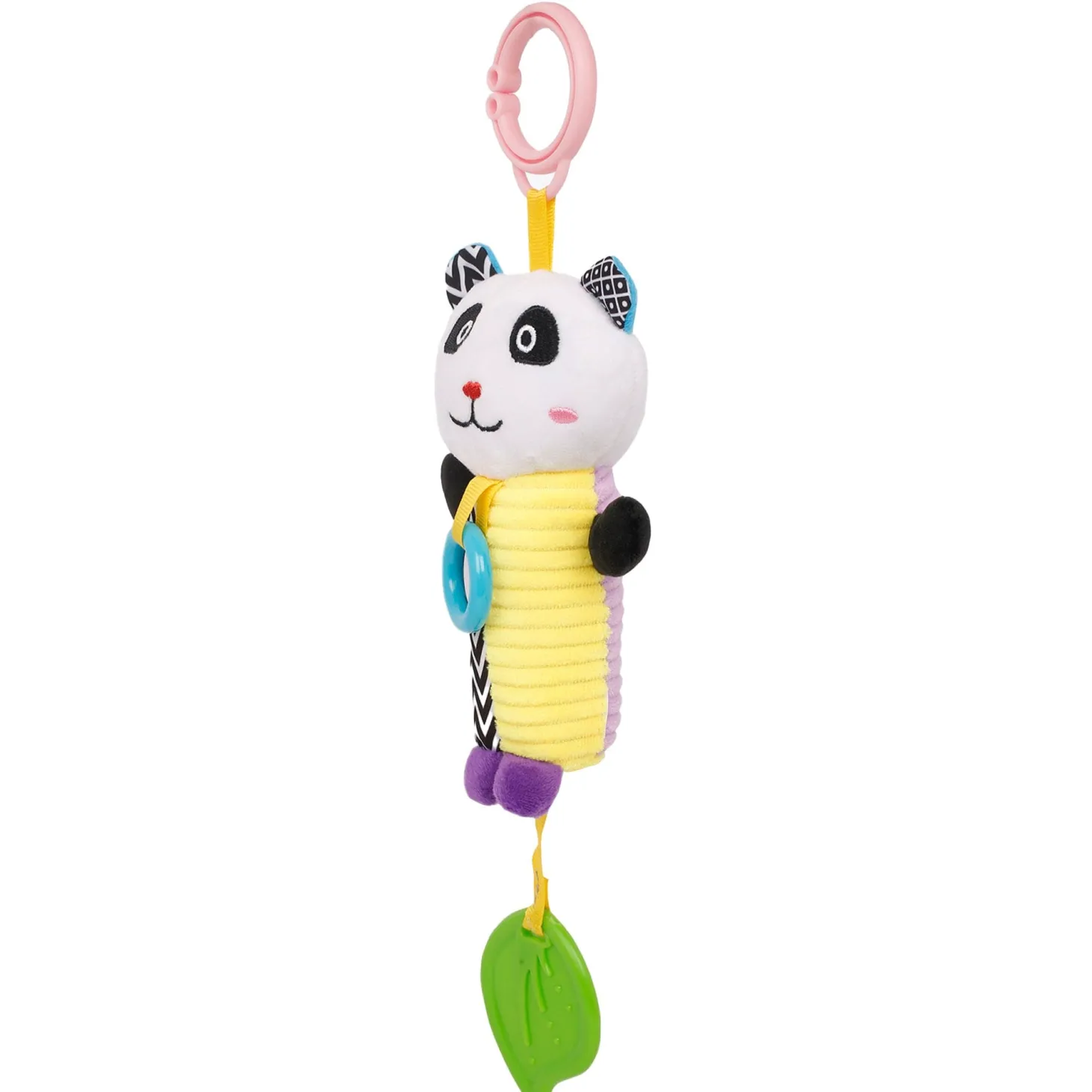 Panda White Hanging Toy With Teether