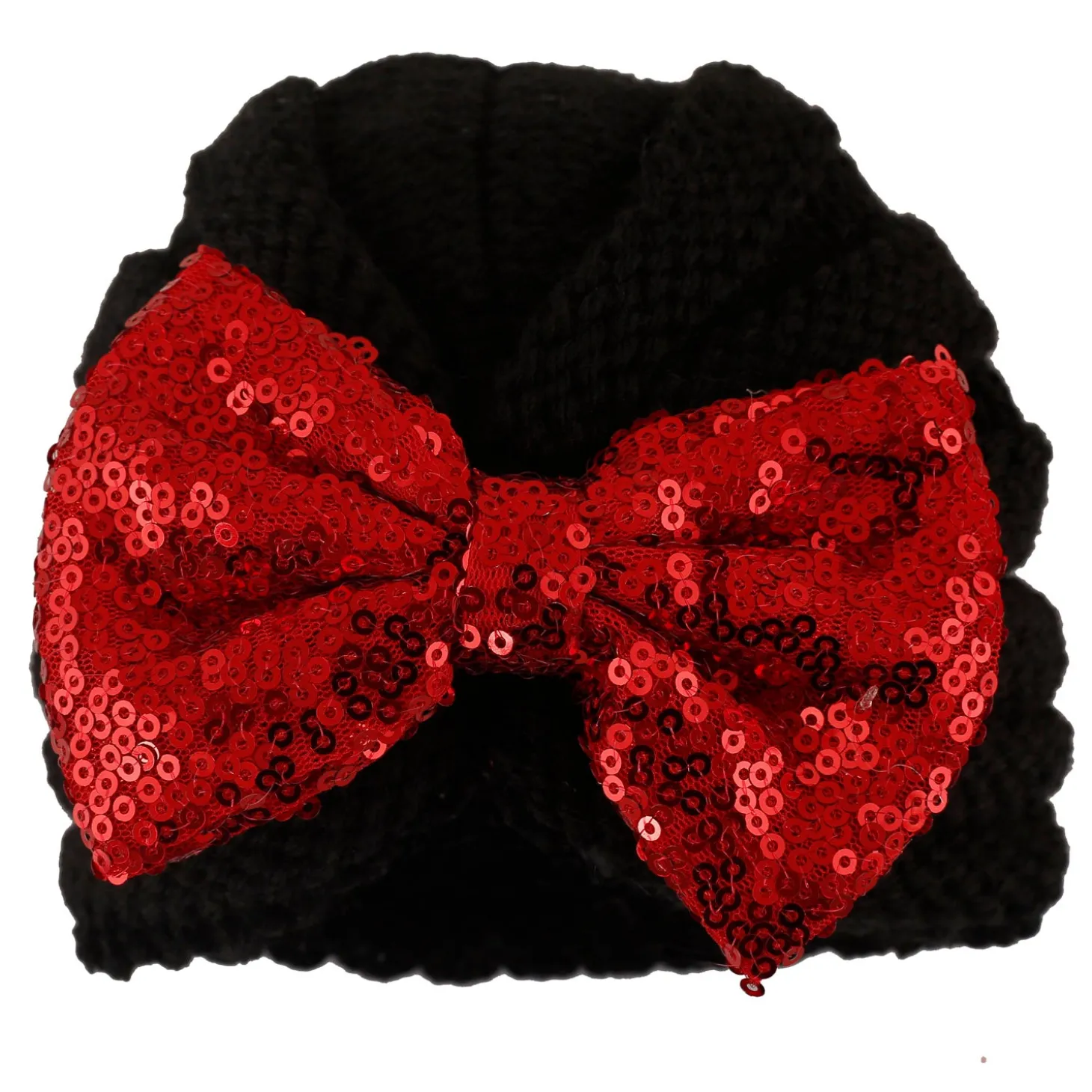 Partywear Black Turban Cap