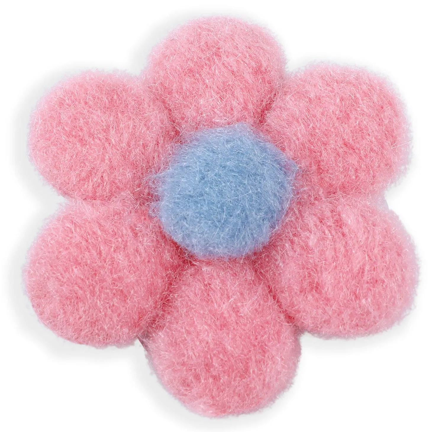 Penelope Floral Hair Clips Set 9 Pcs - Pink