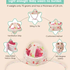 Penguin Pink Cushioned Safety Helmet