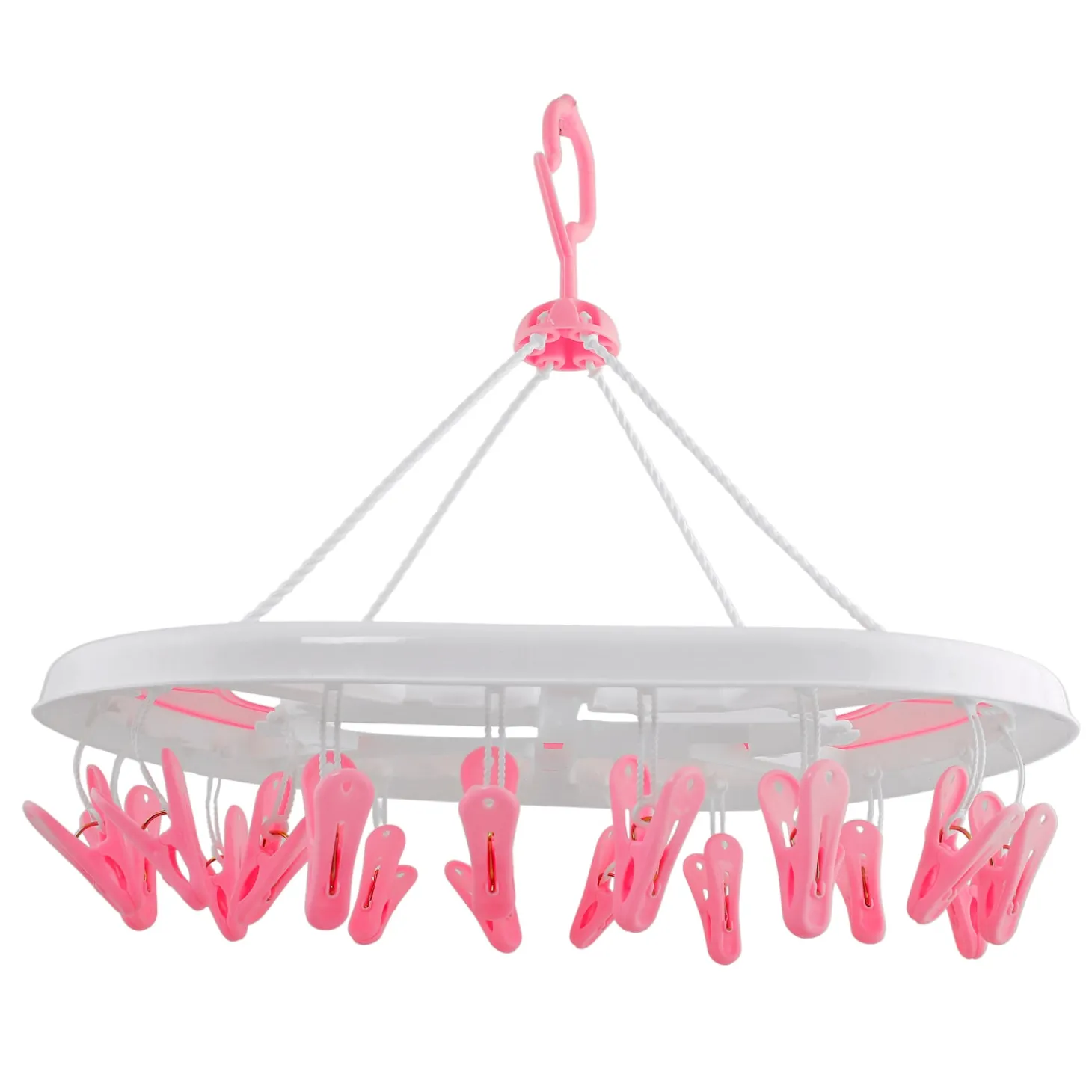Pink Premium Oval Clip Hanger