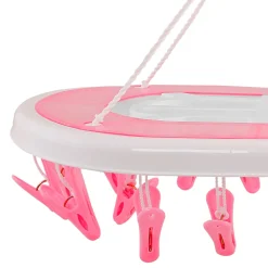 Pink Premium Oval Clip Hanger