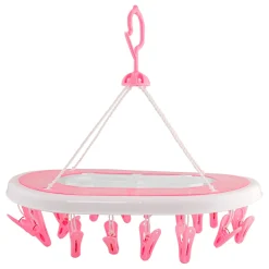 Pink Premium Oval Clip Hanger