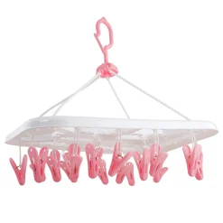 Pink Premium Rectangular Clip Hanger