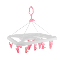 Pink Premium Rectangular Clip Hanger