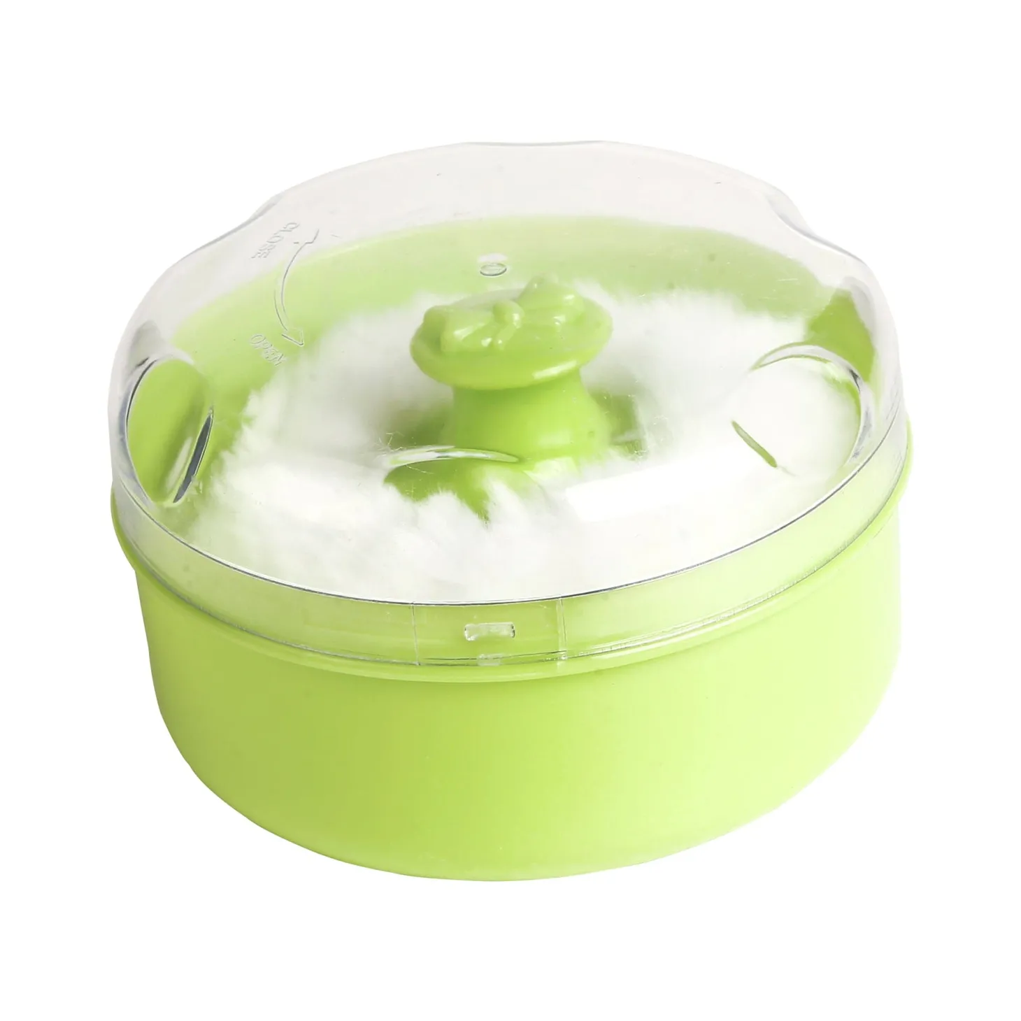 Plain Green Powder Puff