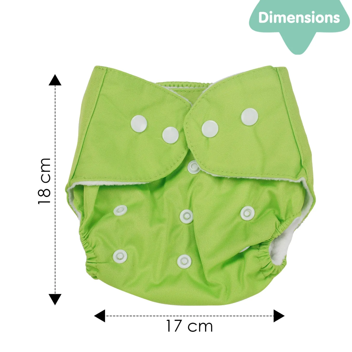 Plain Green Reusable Diaper