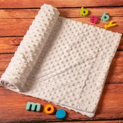 Plain Grey Double Sided Bubble Blanket