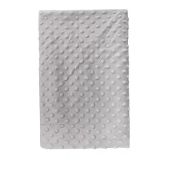 Plain Grey Double Sided Bubble Blanket