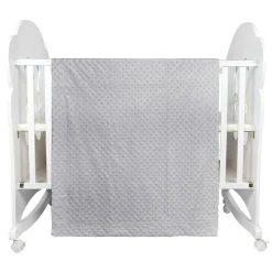 Plain Grey Double Sided Bubble Blanket