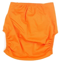 Plain Orange Reusable Diaper
