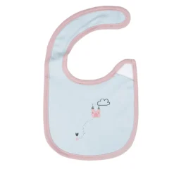 Plain Pink 3 Pk Bibs